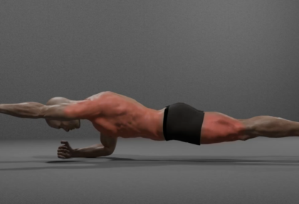 Plank with Arm Lift